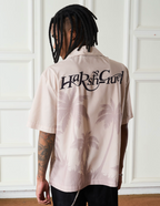 Harsh and Cruel Palms Logo Cuban Shirt