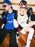 Harsh and Cruel Retro Stitching Two Pieces L/S Jersey
