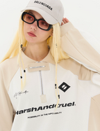 Harsh and Cruel Retro Zipper Polo Shirt
