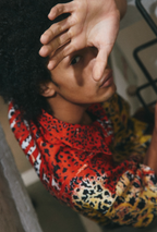ANTIDOTE  Hawaiian Flower Short Sleeved Cuban Shirt