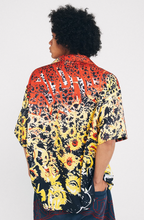 ANTIDOTE  Hawaiian Flower Short Sleeved Cuban Shirt