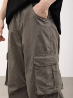 F3F Select Washed & Aged 3D Multi Pocket Work Pants