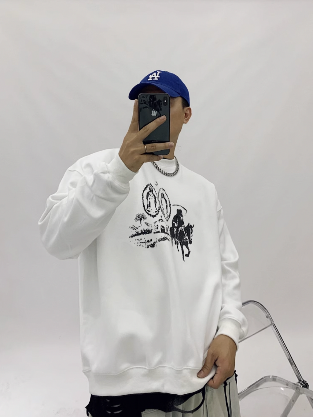 F3F Select Abstract Print Sweatshirts
