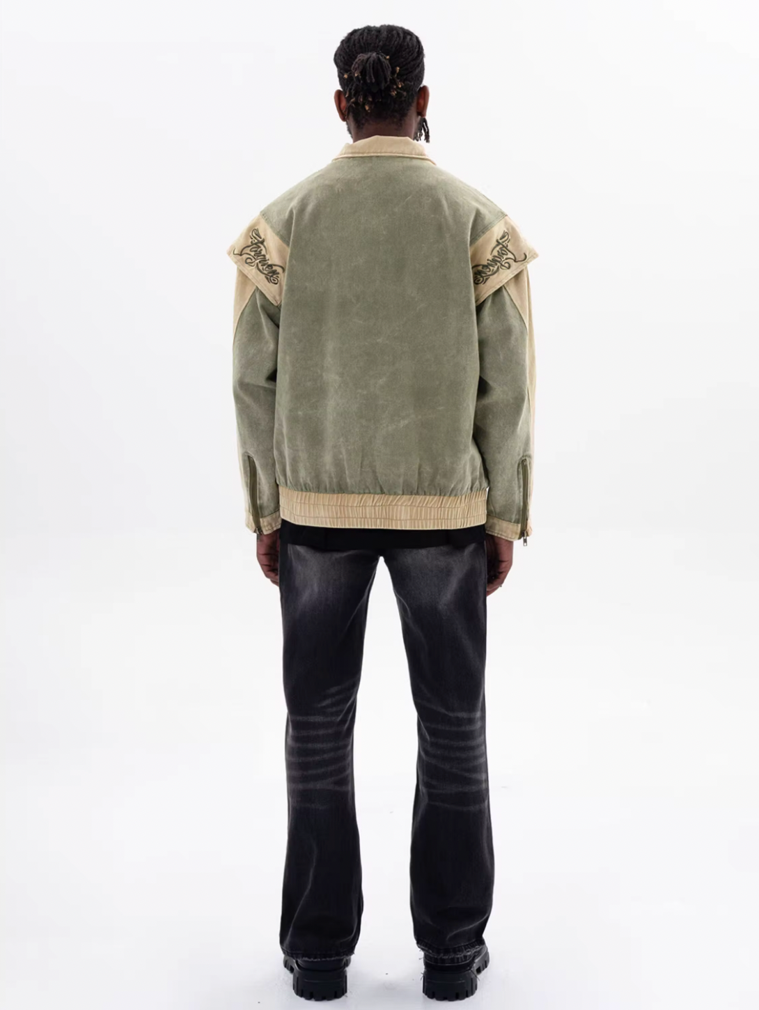 F3F Select Embroidery Old Denim Jacket