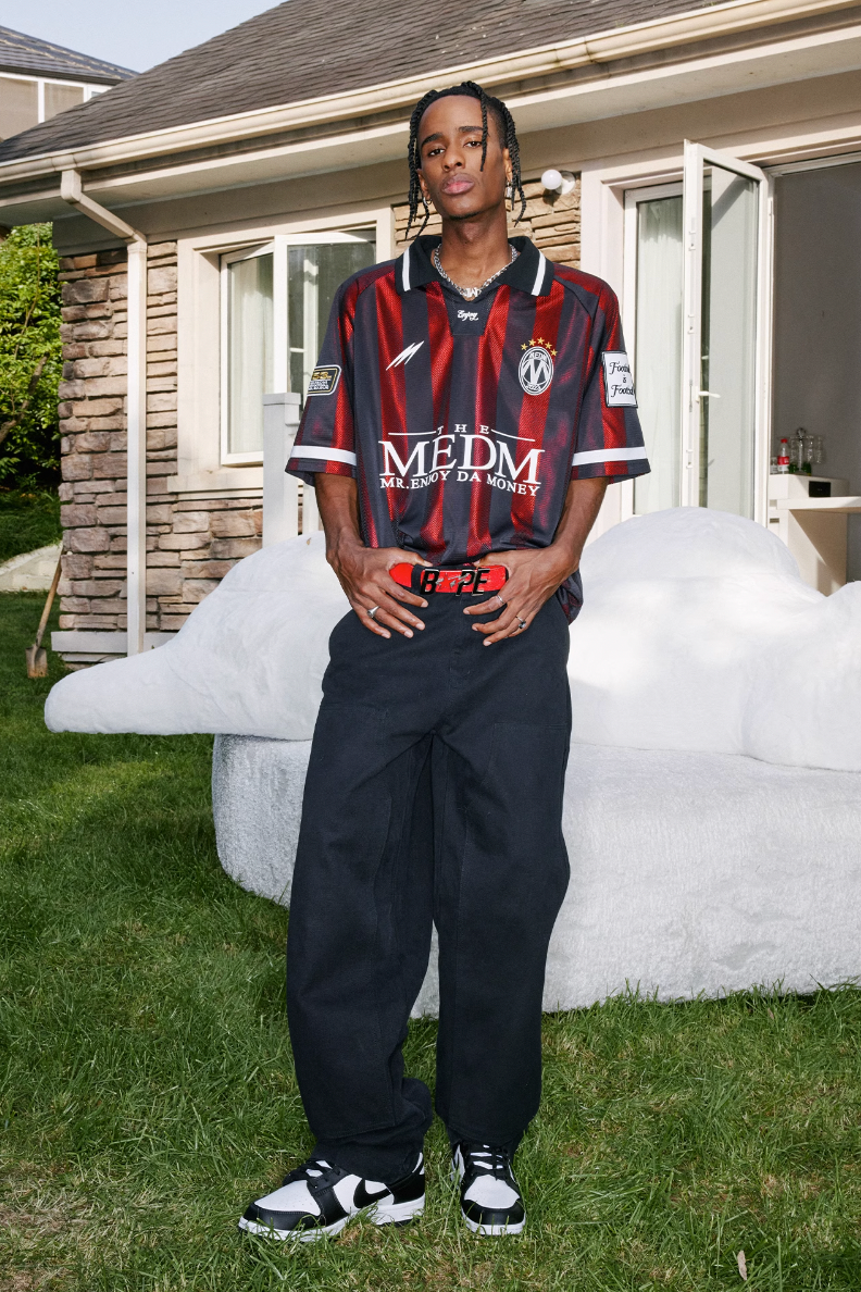 MEDM Vintage Soccer Jersey Polo