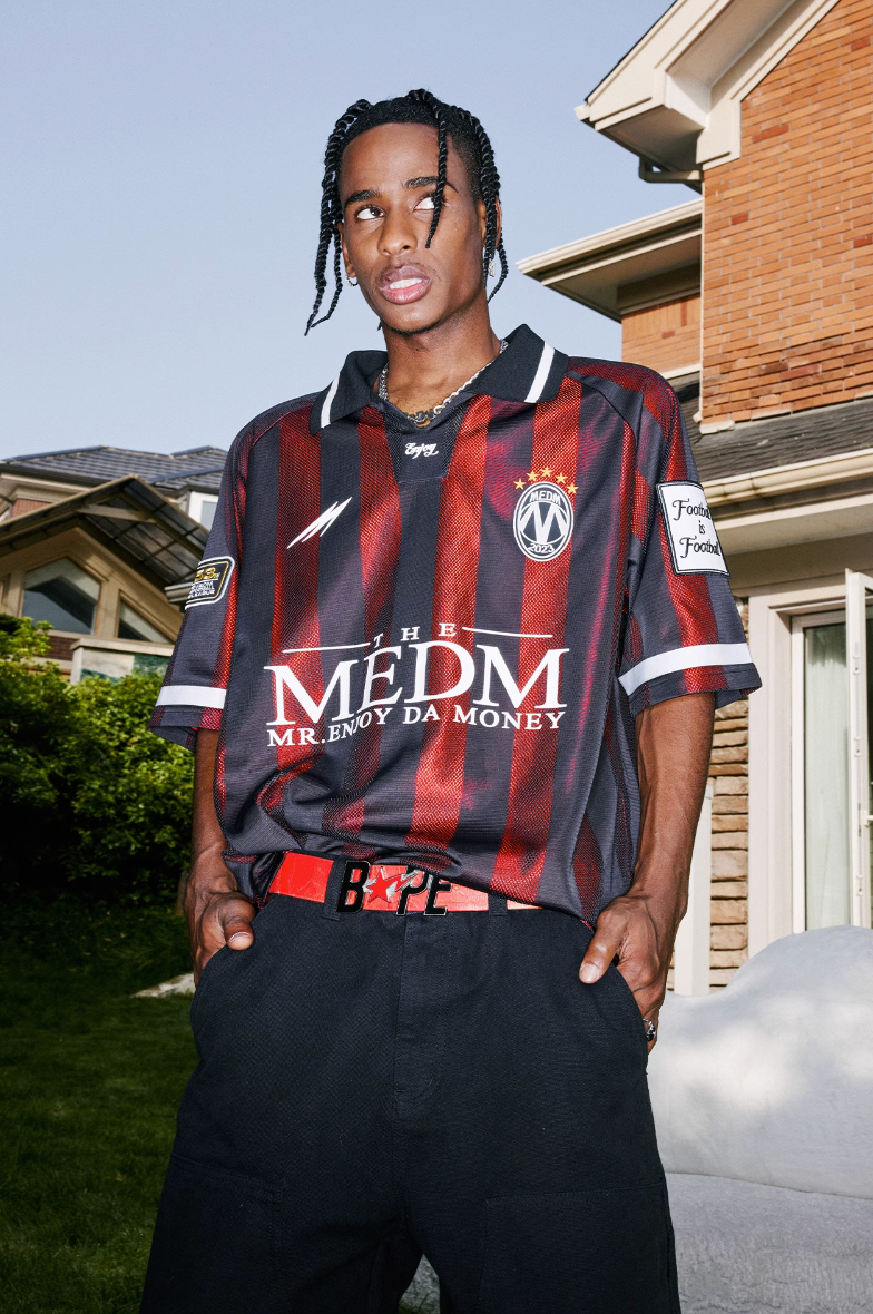 MEDM Vintage Soccer Jersey Polo