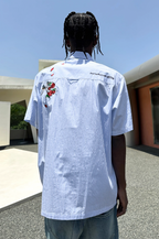 MEDM Rose Honey Embroidery Short Sleeved Shirt