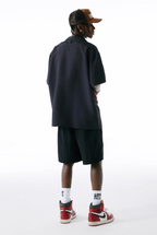 MEDM × WHOOSIS Deep Sea Treasure Shark Short Sleeve Shirt