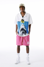 MEDM × WHOOSIS Deep Sea Treasure Shark Short Sleeve Shirt