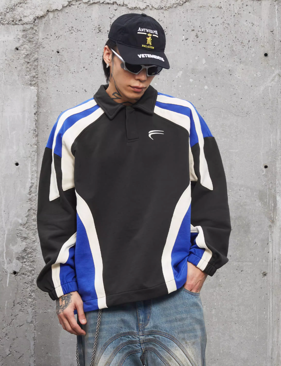 F2CE 3D Embroidery Logo Lapel Polo