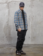 F2CE Blue Plaid Long Sleeved Shirt