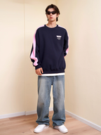 VOTE VVVVOTE Color Blocked Striped Sweatshirt