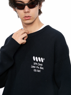 VOTE VVVVOTE Hand Painted Knit Sweater
