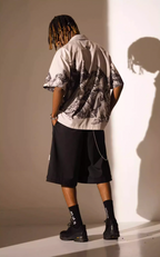 EMPTY REFERENCE Saint Son Print Short Sleeve Shirt