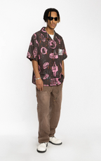 EMPTY REFERENCE Jewelry Full Printed Short Sleeve Shirt