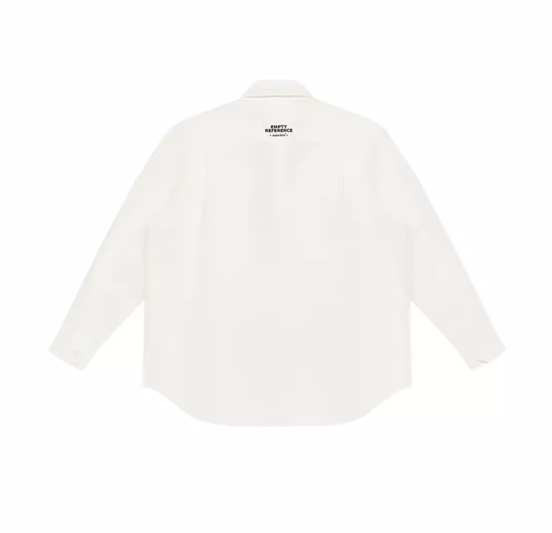 EMPTY REFERENCE Smoking Figure Portrait Long Sleeve Shirt