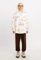 EMPTY REFERENCE Vintage Slogan Long Sleeve Shirt
