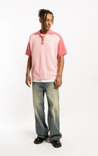 EMPTY REFERENCE Raglan Sleeve Knit Polo