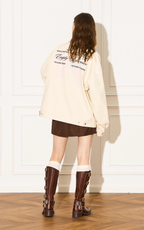 EMPTY REFERENCE Romantic Swoosh Flowers Text Jacket