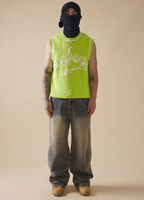 EVILKNIGHT(EK) Jacquard Logo Knit Vest