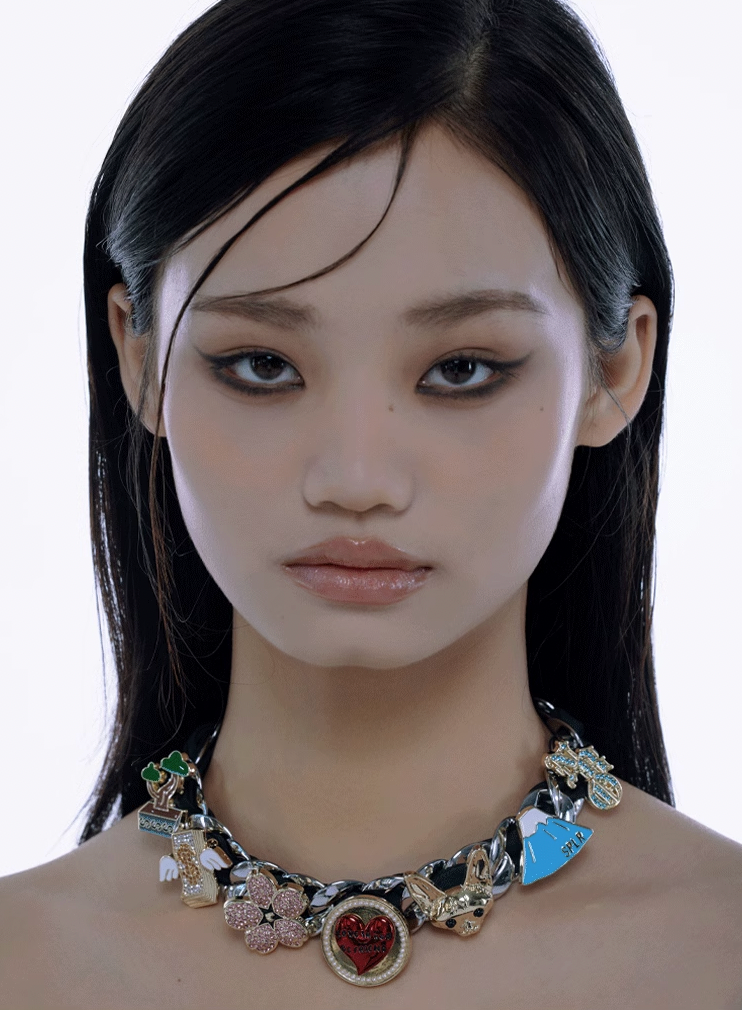 NboStore × Supplier Pearl Love Rotatable Necklace