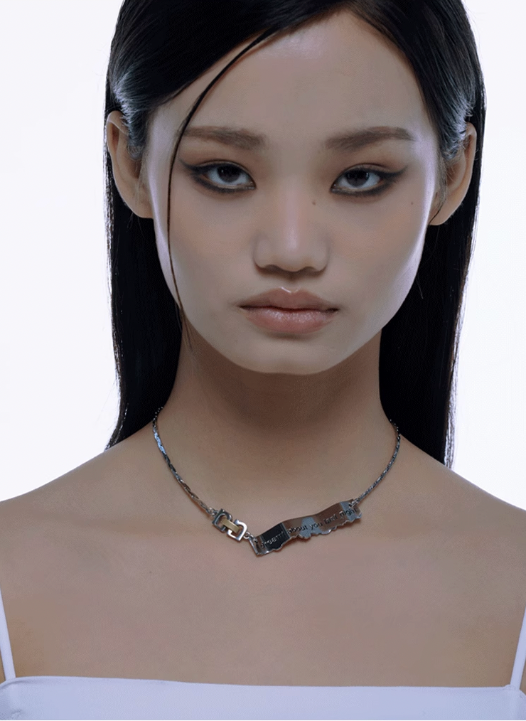 Nbostore 'You are my unreachable dream' Paper Strip Necklace