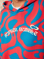 S45 Bubble Circle Camouflage Knit Hoodie