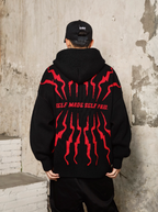 S45 Totem pattern Logo Knit Hoodie