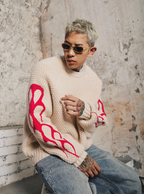 S45 Flame S Logo Knit Sweater