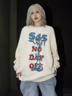 S45 Logo Printed Knit Sweater