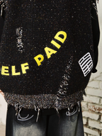 S45 Octopus Destruction Mixed Knit Vest