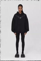 JHYQ Glue Crack Printing Hoodie