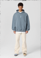 JHYQ White Dove Bubble Print Hoodie