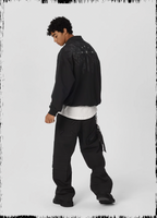 JHYQ Screen Printed Half Zip Sweatshirt