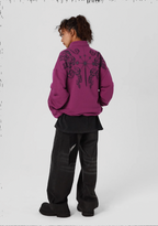 JHYQ Screen Printed Half Zip Sweatshirt