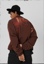 JHYQ Scrap Tech Printed Half Zip Sweatshirt