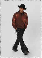 JHYQ Scrap Tech Printed Half Zip Sweatshirt