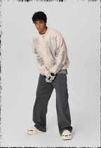 JHYQ Scrap Tech Printed Half Zip Sweatshirt
