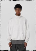 JHYQ 3D Embroidery Half Zip Sweatshirt
