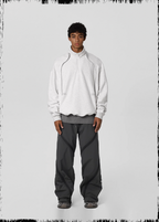 JHYQ 3D Arc Half Zip Sweatshirt