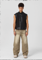 JHYQ Sand Washed Gradient Denim Jeans