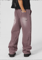 JHYQ Sand Washed Gradient Denim Jeans