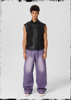 JHYQ Sand Washed Gradient Denim Jeans