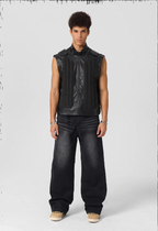 JHYQ Sand Washed Gradient Denim Jeans