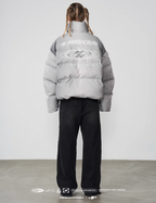 Harsh and Cruel Dynamic Logo Printed Loose Jacket