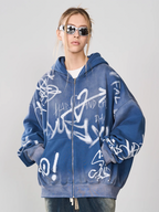 Harsh and Cruel Spray Paint Washed Hoodie