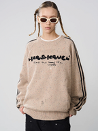 Harsh and Cruel Embroidered Knit Logo Sweater