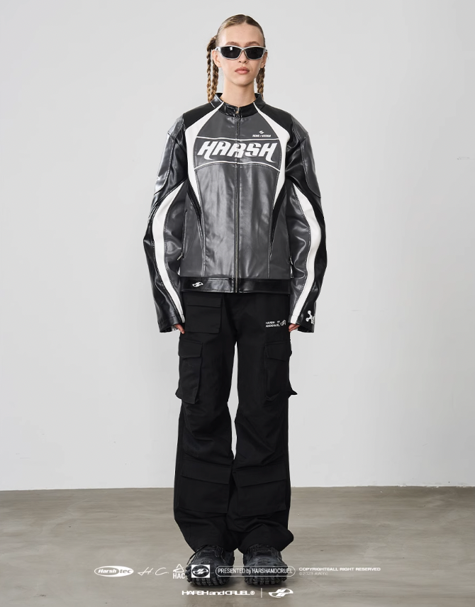 Harsh and Cruel Multi Pocket Pleated Loose Cargos