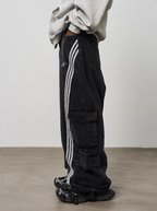 Harsh and Cruel Functional Pocket Loose Denim