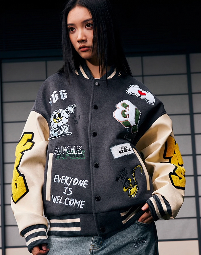 AFGK 6th Anniversary Edition Graffiti Varsity Jacket